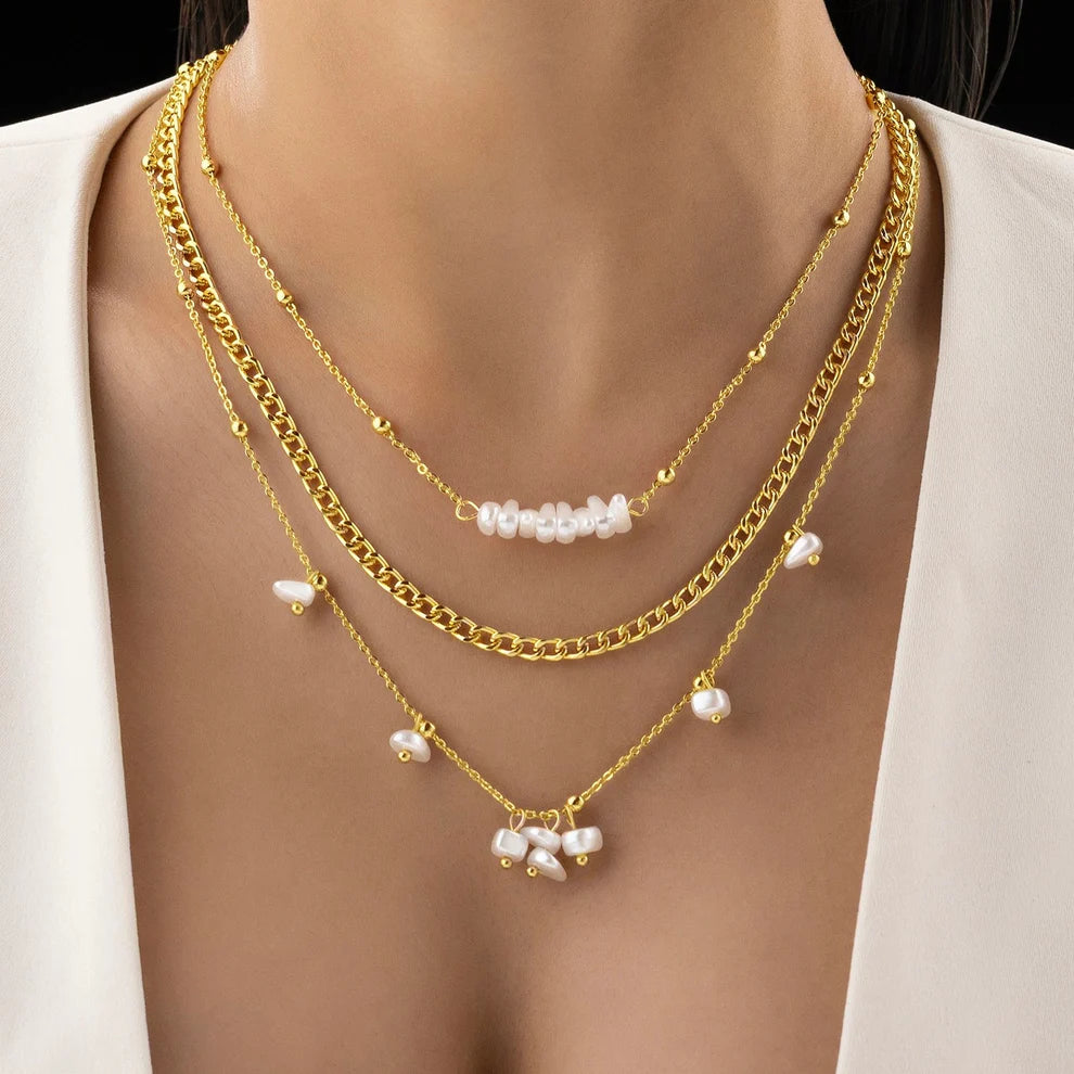 Maison Kystria Anti-Tarnish Layered Necklace✨