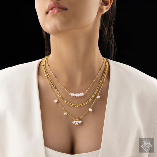 Maison Kystria Anti-Tarnish Layered Necklace✨