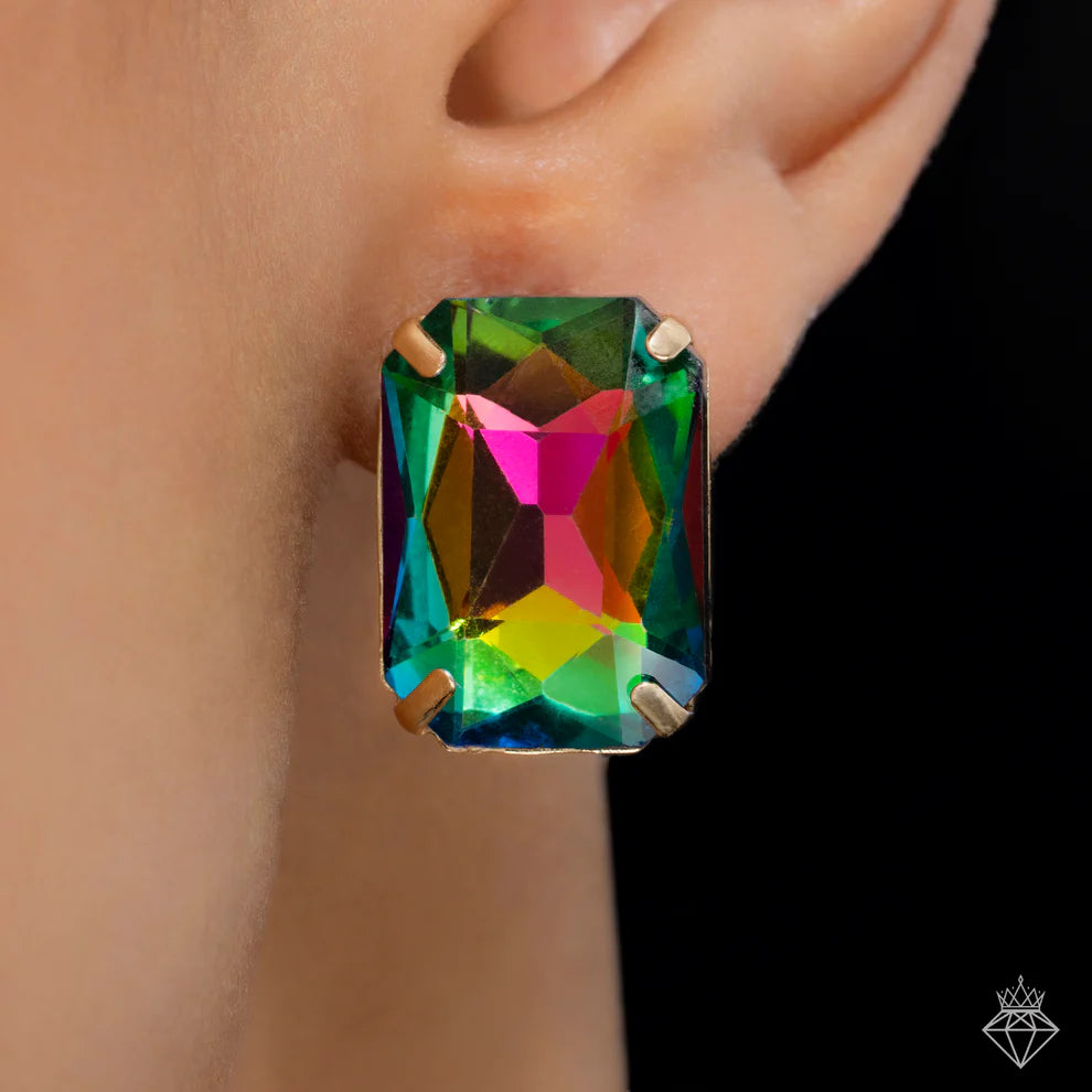 Maison Kystria Anti-Tarnish Pack of 2 Crystal Earrings