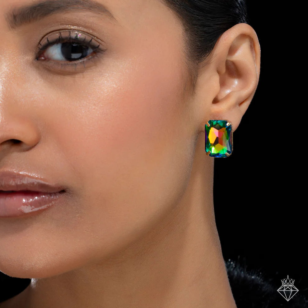 Maison Kystria Anti-Tarnish Pack of 2 Crystal Earrings