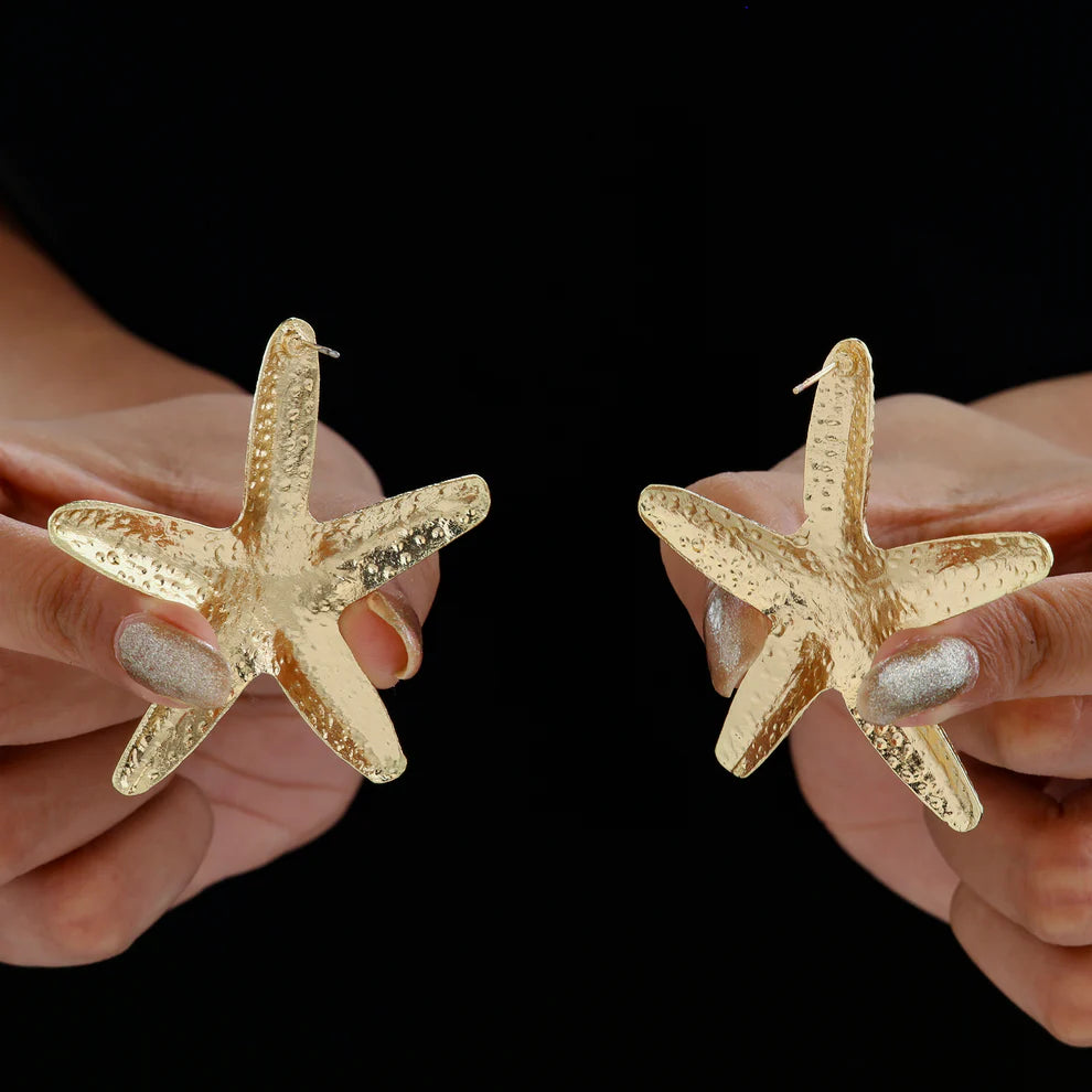 Maison Kystria Anti-Tarnish Starfish Earrings