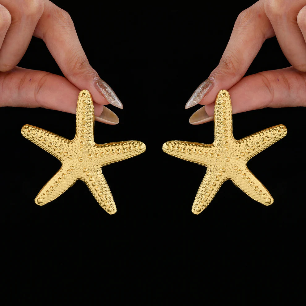 Maison Kystria Anti-Tarnish Starfish Earrings