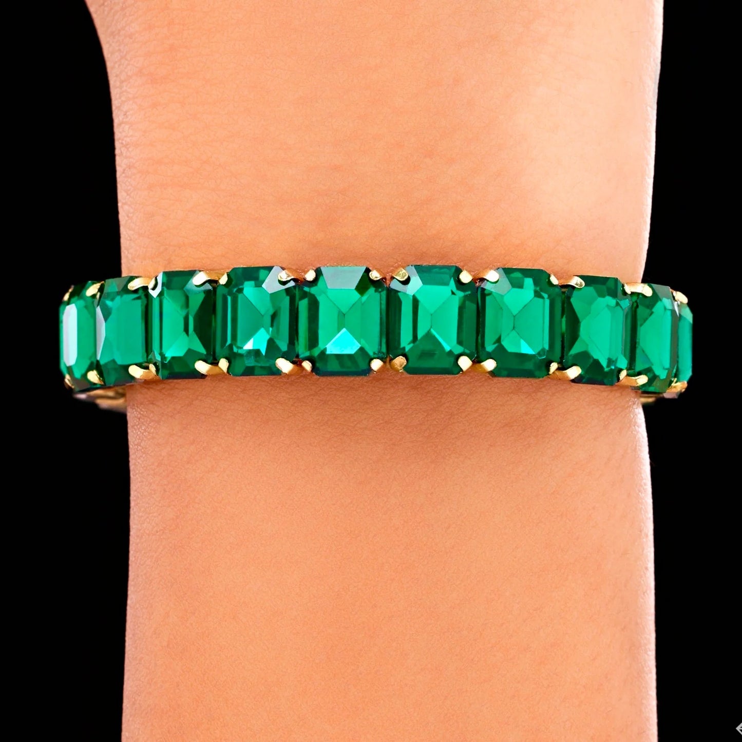 Maison Kystria Anti-Tarnish Crystals Bracelet (Adjustable
