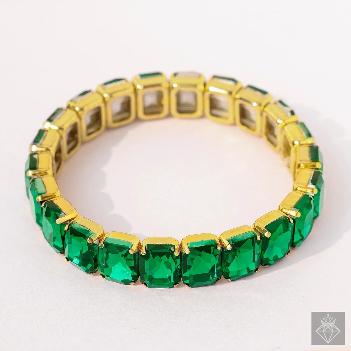 Maison Kystria Anti-Tarnish Crystals Bracelet (Adjustable